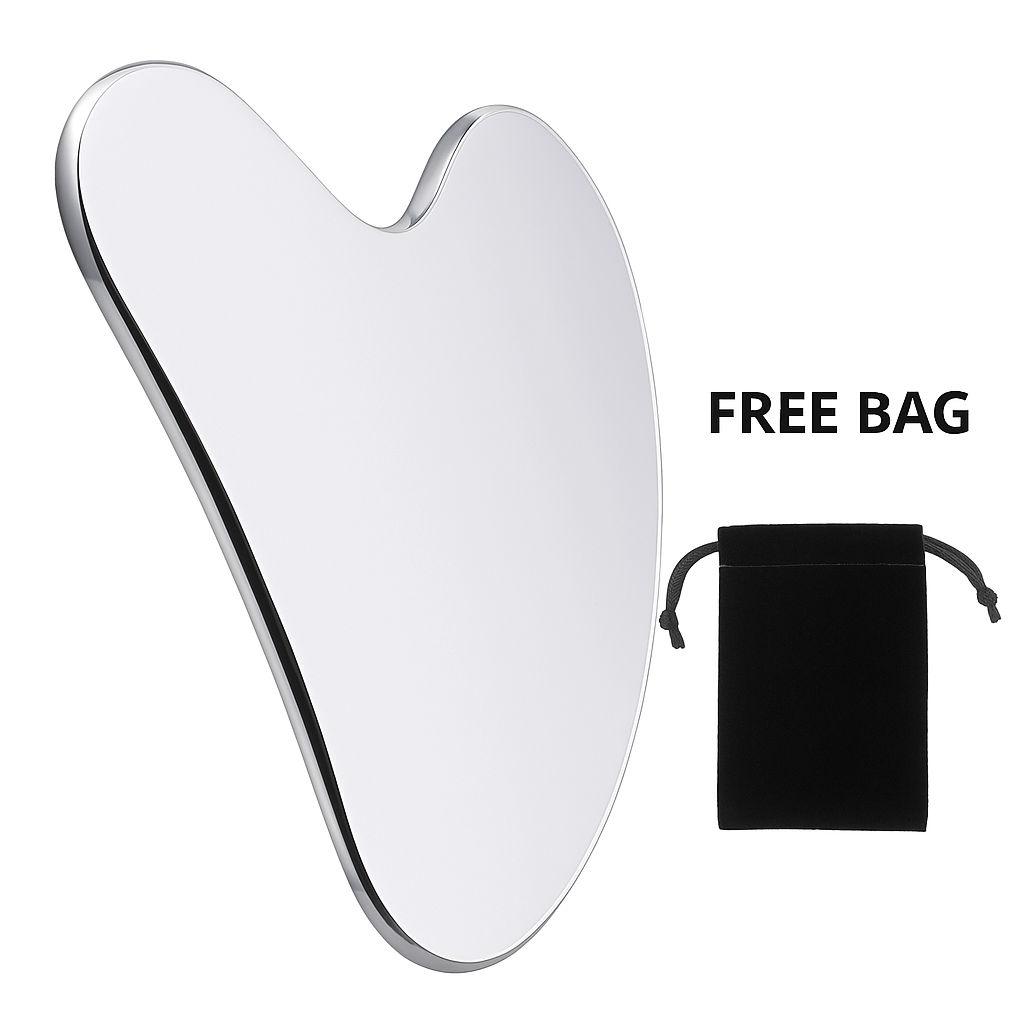 Bloomin's Heart Shaped Steel Gua Sha